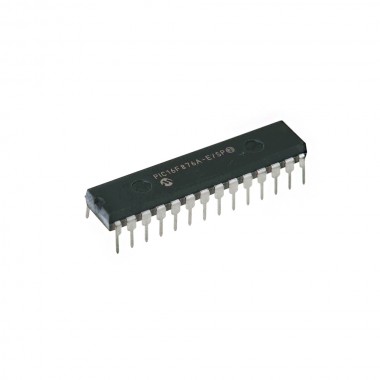 PIC16F876A MCU Microcontroller DIP-28 PIN, 22 I/O, 5xADC